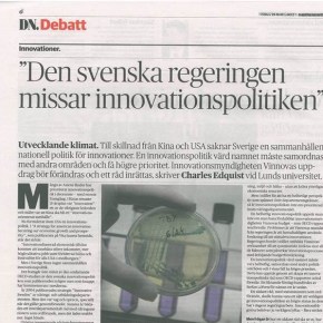 Sweden is Neglecting its Innovation&nbsp;Policy!